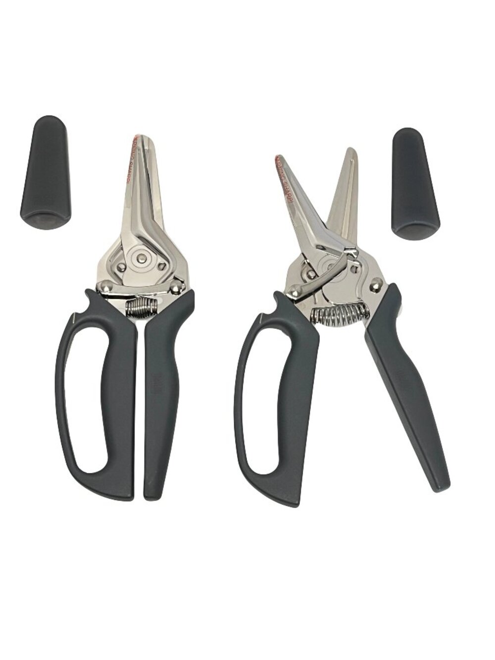 Kuhn Rikon 3-in-1 Shears with Loop Handles Set of 2 DARK GREY NEW